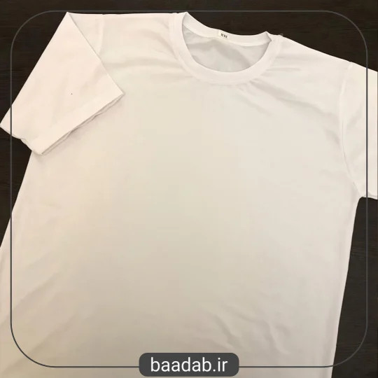 تیشرت سفید پنبه