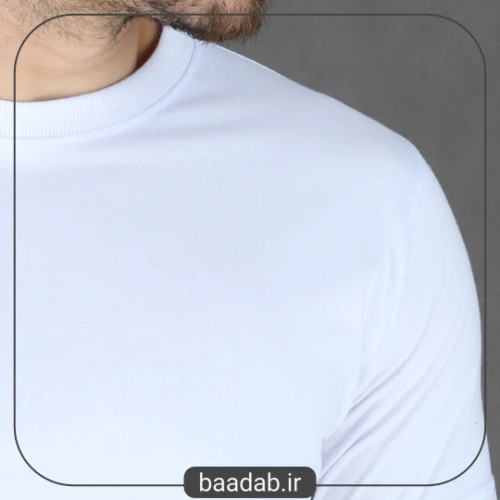 تیشرت سفید پنبه