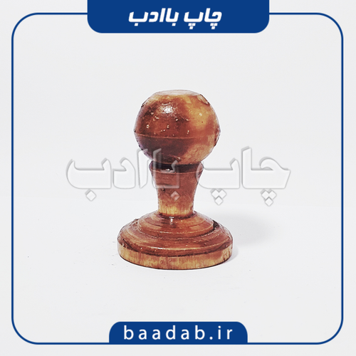 مهر چوبی ژلاتینی دایره