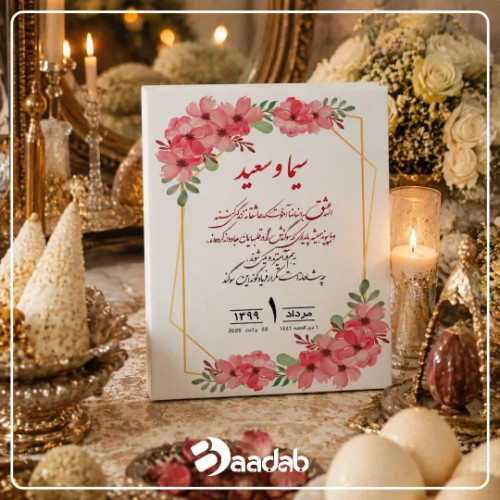 تابلو جشن عقد و عروسی